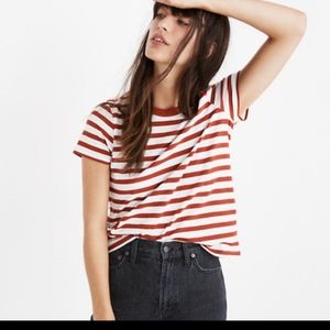 Madewell Northside Vintage Tee Medium striped